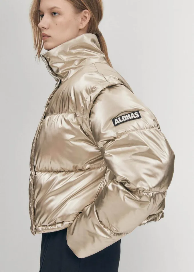 Jackets Coats Women ALOHAS Chicago Gold Coat