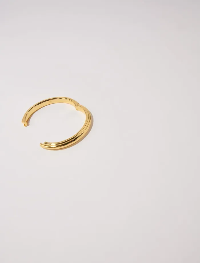 Jewelry Women Maje Clover Bangle Bracelet Gold