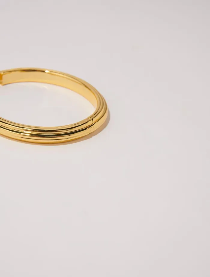 Jewelry Women Maje Clover Bangle Bracelet Gold