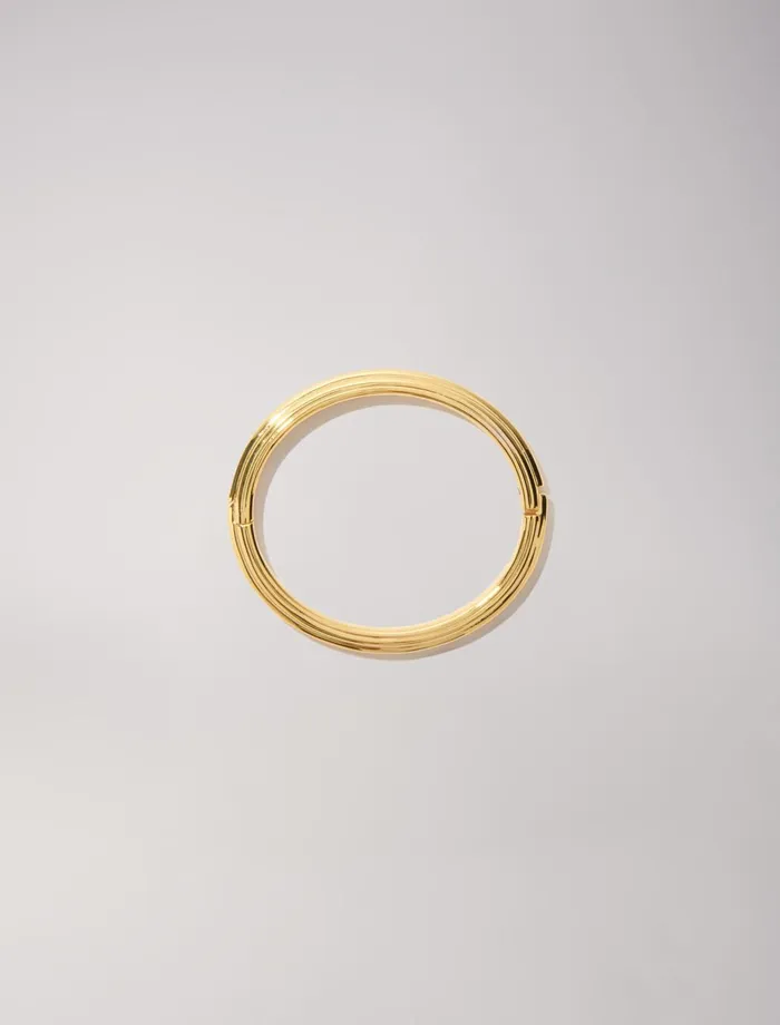 Jewelry Women Maje Clover Bangle Bracelet Gold
