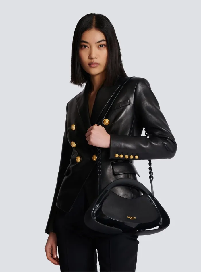 Jolie Madame Medium Bag Black Women Balmain Handbags