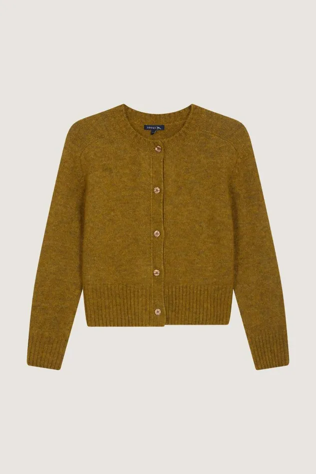 Jumpers and Cardigans Women Soeur LYNE CARDIGAN Bronze
