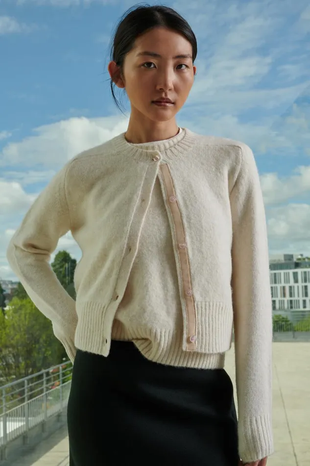 Jumpers and Cardigans Women Soeur LYNE SWEATER Offwhite