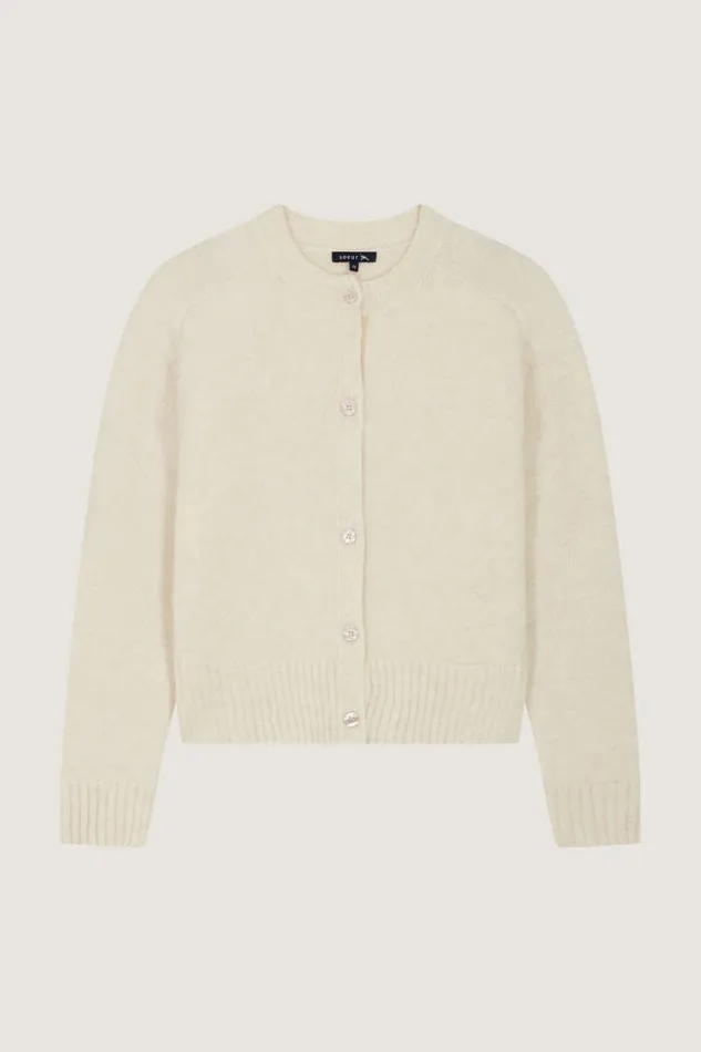 Jumpers and Cardigans Women Soeur LYNE SWEATER Offwhite