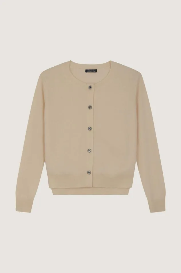 Jumpers and Cardigans Women Soeur WINNER CARDIGAN Beige