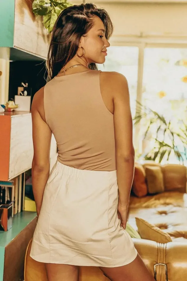June Bodysuit In Mauve 8211 FINAL SALE Mauve Women Bohme Tops