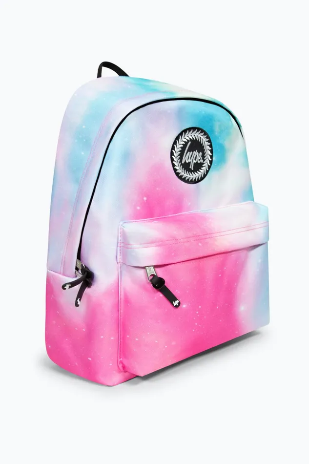 Just Hype Backpacks Hype Girls Iconic PinkBlue Fade Pastel Backpack