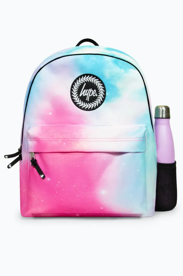 Just Hype Backpacks Hype Girls Iconic PinkBlue Fade Pastel Backpack