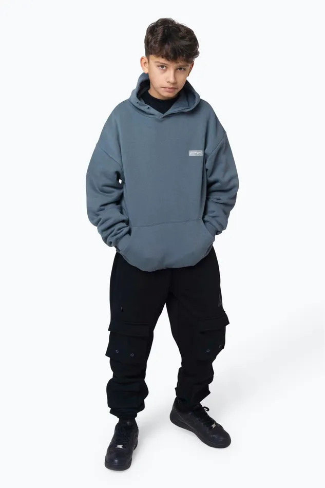 Just Hype Hoodies and Sweatshirts Hype Boys Blue White Splat Hoodie