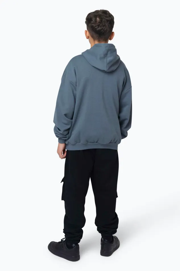 Just Hype Hoodies and Sweatshirts Hype Boys Blue White Splat Hoodie