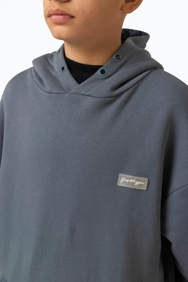 Just Hype Hoodies and Sweatshirts Hype Boys Blue White Splat Hoodie