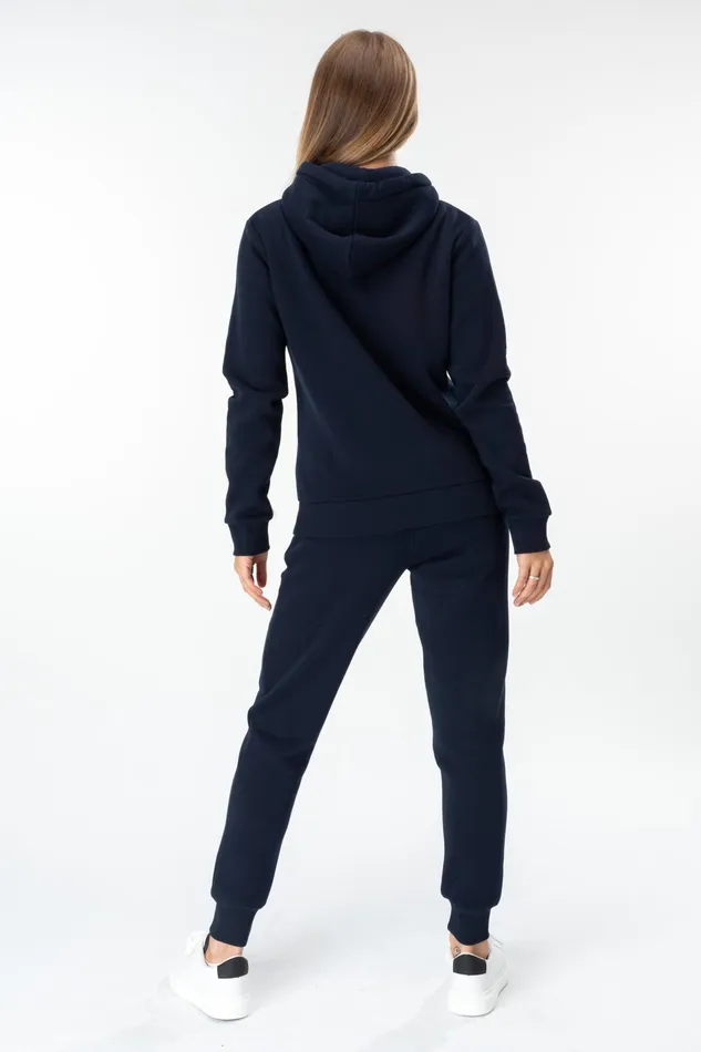 Just Hype Hoodies and Sweatshirts Hype Navy Scribble Logo Women039S Pullover Hoodie