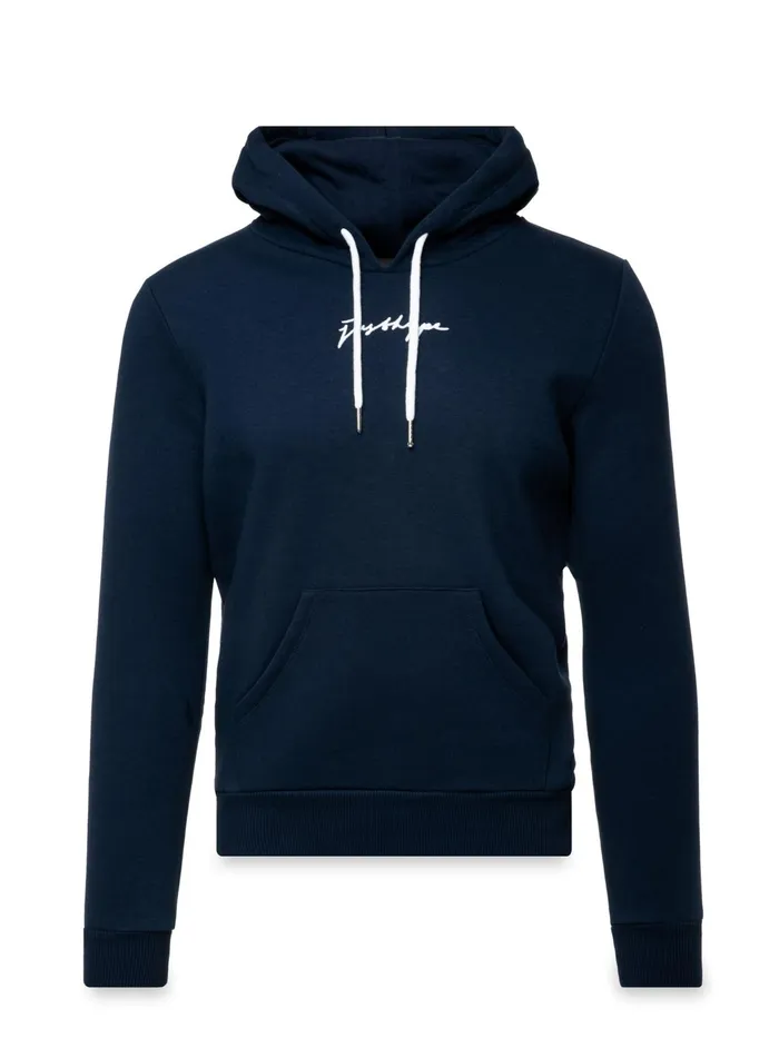 Just Hype Hoodies and Sweatshirts Hype Navy Scribble Logo Women039S Pullover Hoodie