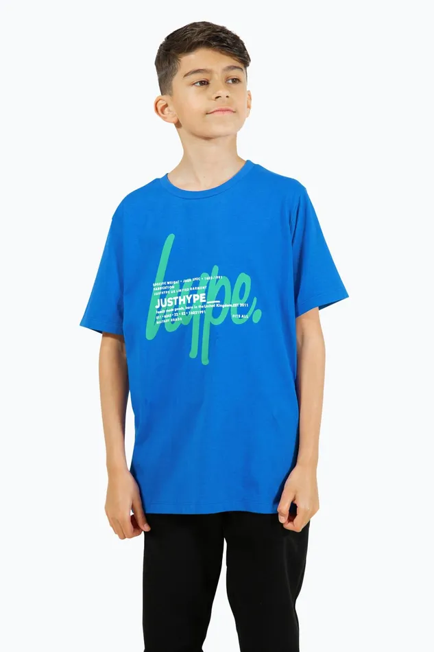 Just Hype TShirts and Vests Hype Boys Blue Double TShirt