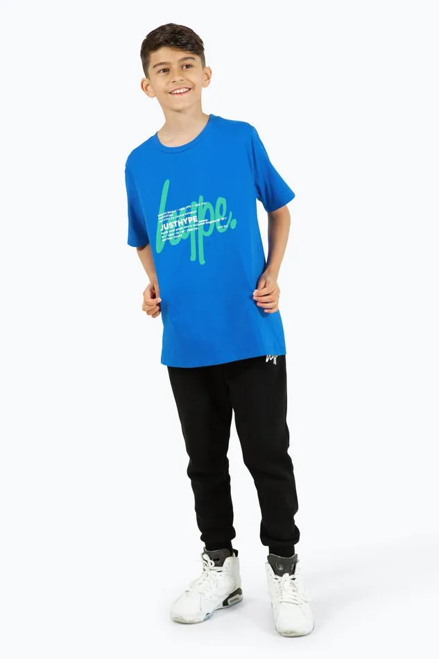 Just Hype TShirts and Vests Hype Boys Blue Double TShirt