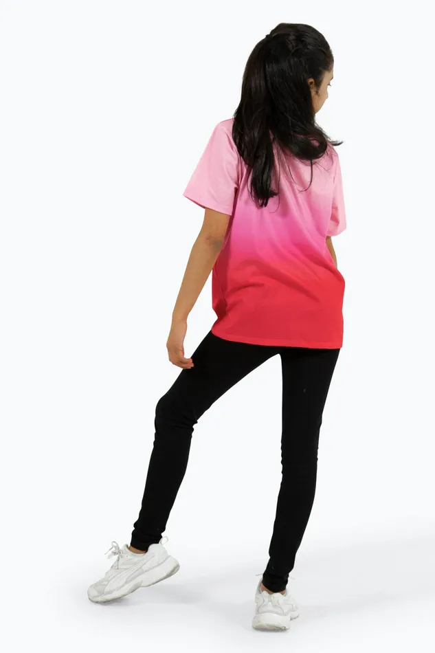 Just Hype TShirts Hype Girls Pink Fade TShirt