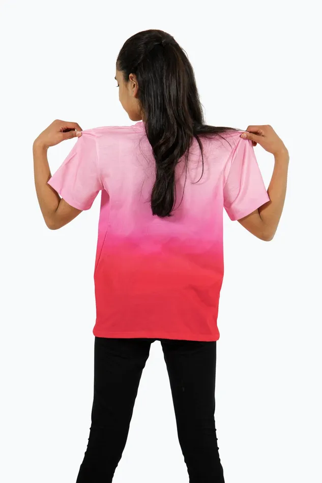 Just Hype TShirts Hype Girls Pink Fade TShirt