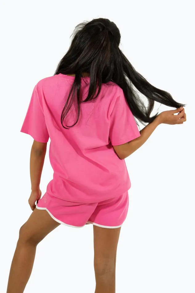 Just Hype TShirts Hype Girls Pink Script TShirt