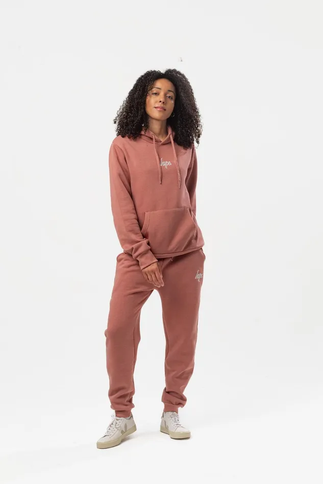 Just Hype Tracksuits Hype Adults Mauve Tracksuit