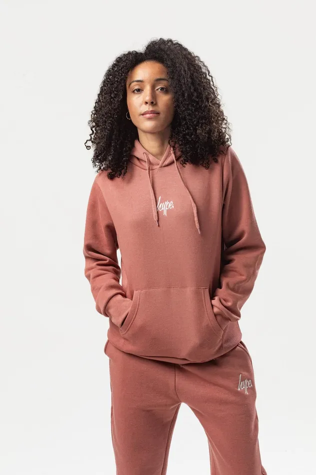 Just Hype Tracksuits Hype Adults Mauve Tracksuit