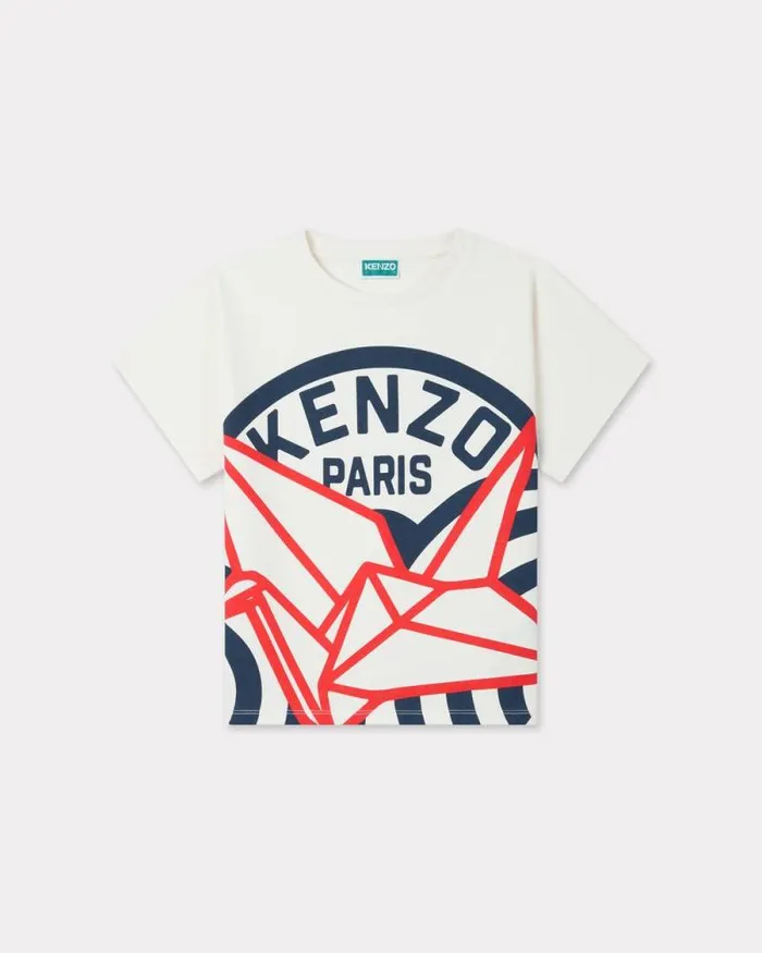 Kids 039East West039 Cotton Tshirt White Kenzo Tshirts And Sweatshirts