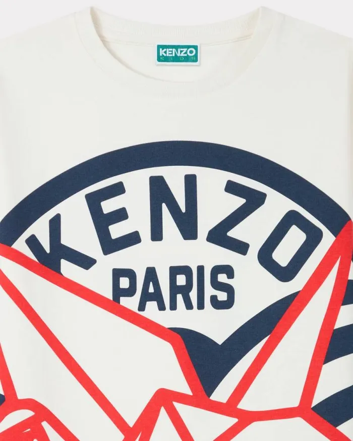 Kids 039East West039 Cotton Tshirt White Kenzo Tshirts And Sweatshirts