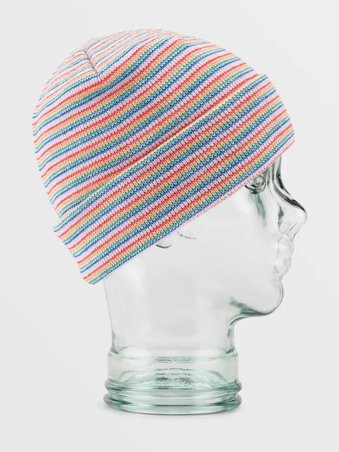 Kids Beanies Volcom Micro Stripe Beanie 8211 White