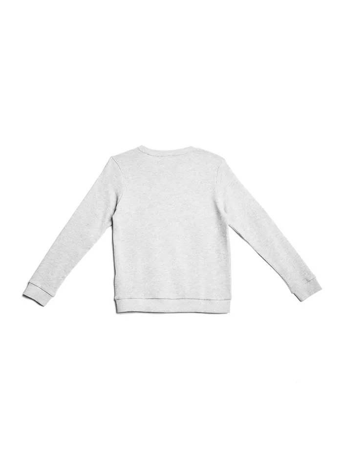 Kids Big Boy GUESS Grey Long Sleeve Fleece Pullover Top 716 Kids Big Boy GUESS Grey Long Sleeve Fleece Pullover Top 716