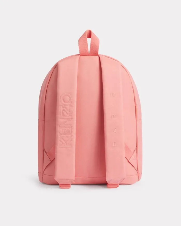 Kids Canvas Backpack Dark Rose Kenzo Shoes And Accessories