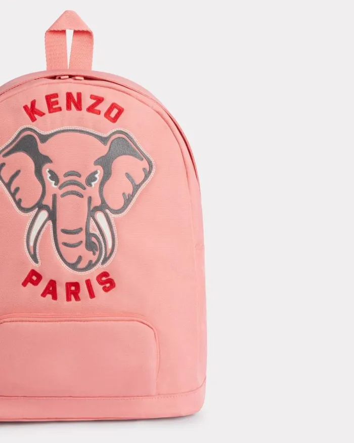 Kids Canvas Backpack Dark Rose Kenzo Shoes And Accessories