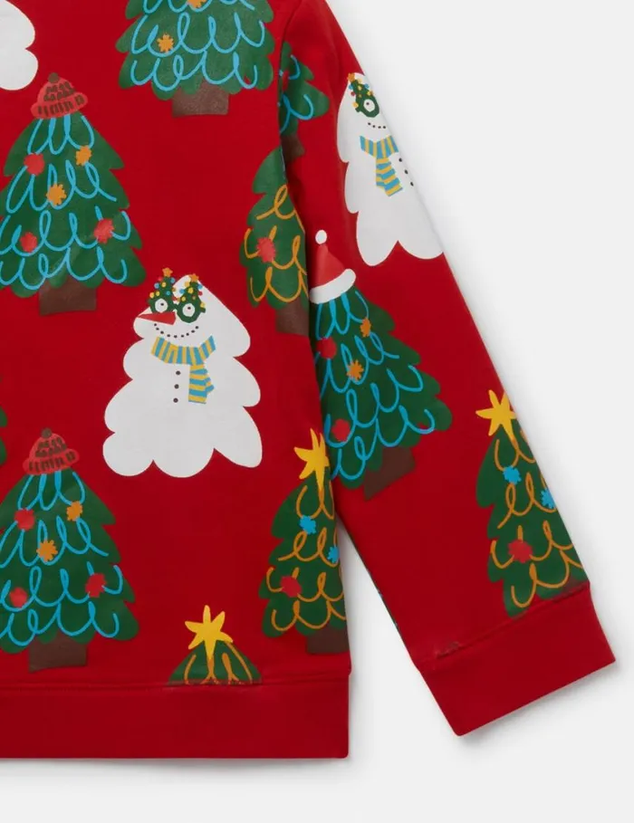 Kids Christmas Tree Pattern Sweatshirt Red Stella McCartney TShirts And Sweatshirt Kids Christmas Tree Pattern Sweatshirt Red Stella McCartney TShirts And Sweatshirt