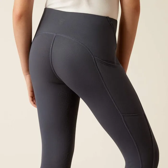 Kids English Riding Clothing Ariat Venture Thermal Half Grip Tight Ombre Blue Kids English Riding Clothing Ariat Venture Thermal Half Grip Tight Ombre Blue