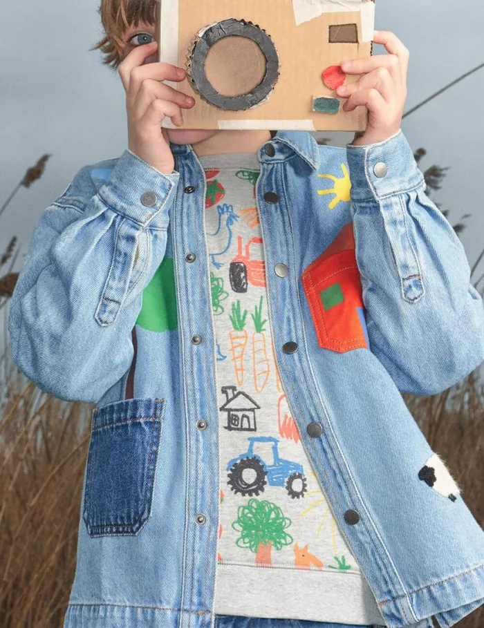 Kids Farmyard Appliqu Shirt Multicolour Stella McCartney TShirts And Sweatshirt