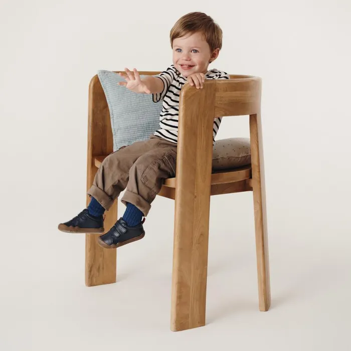 Kids Geox First Steps STEPPIEUP BABY Navy Barefoot Navy