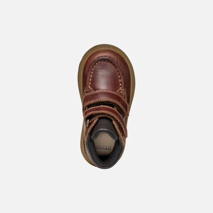 Kids Geox MidCalf Boots KIDDARTAH TODDLER BOY Coffee Mid Calf Boots Coffee