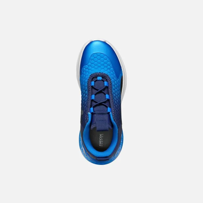 Kids Geox Sneakers ACTIVART ILLUMINUS JUNIOR NavySky Low Top Sneakers Navysky