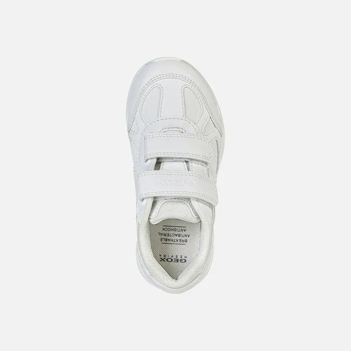 Kids Geox Sneakers PAVEL Kids039s White Sneakers With Straps UNIFORM White
