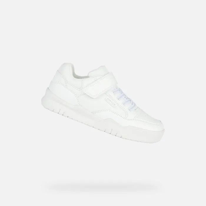 Kids Geox Sneakers PERTH E Low Top Sneakers White Junior Boy Geox White
