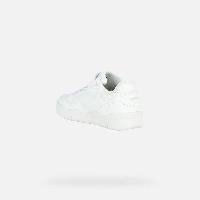 Kids Geox Sneakers PERTH E Low Top Sneakers White Junior Boy Geox White