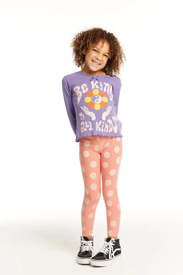 Kids Girls Chaser Brand Be Kind Long Sleeve