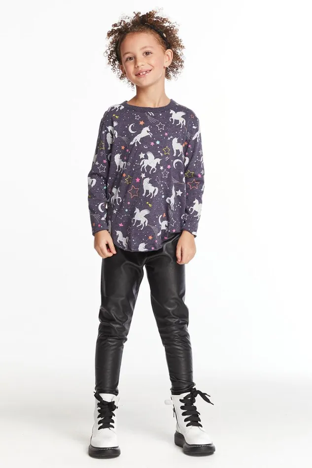 Kids Girls Chaser Brand Unicorn Dreams Girls Long Sleeve Pullover