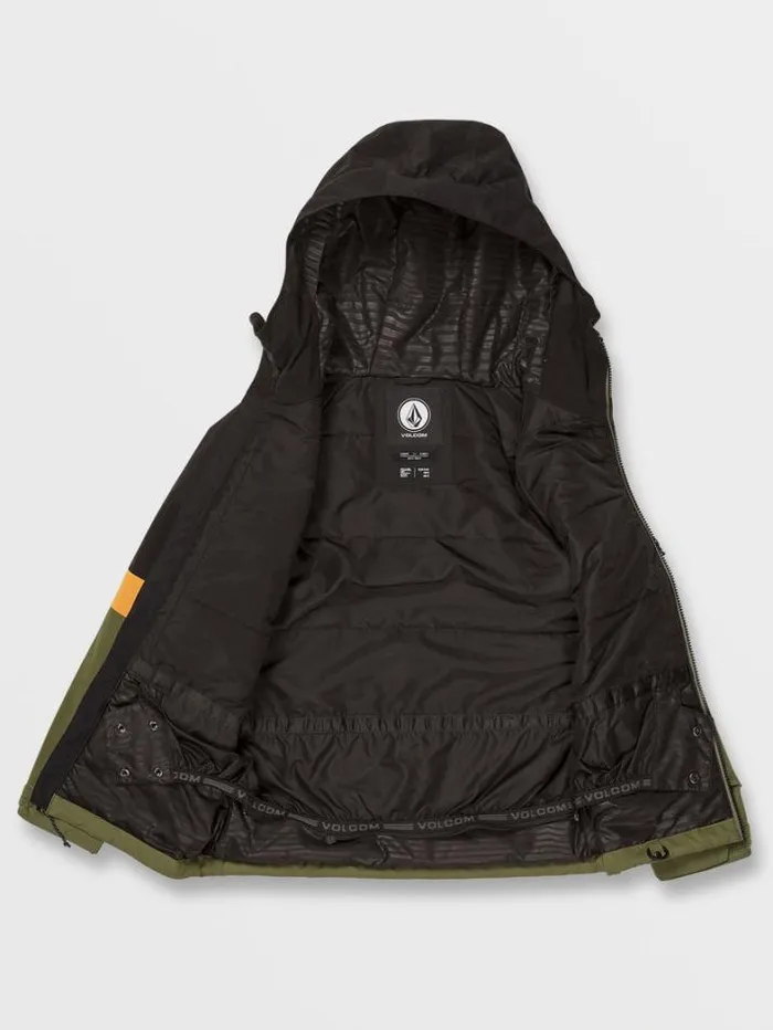 Kids Jackets Volcom Sawmill Insulated Jacket 8211 Military