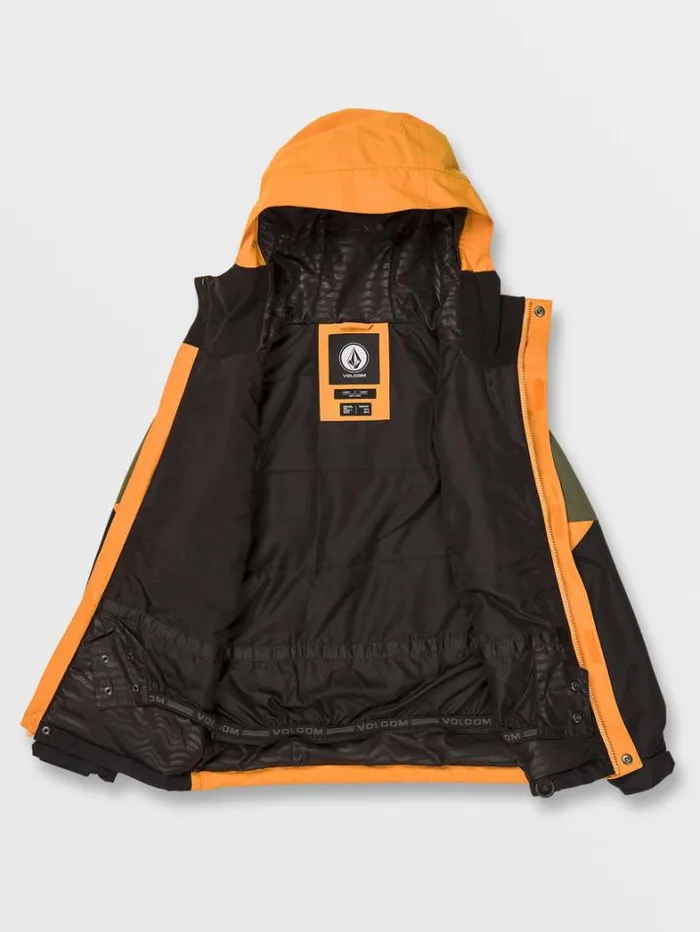 Kids Jackets Volcom Vernon Insulated Jacket 8211 Gold