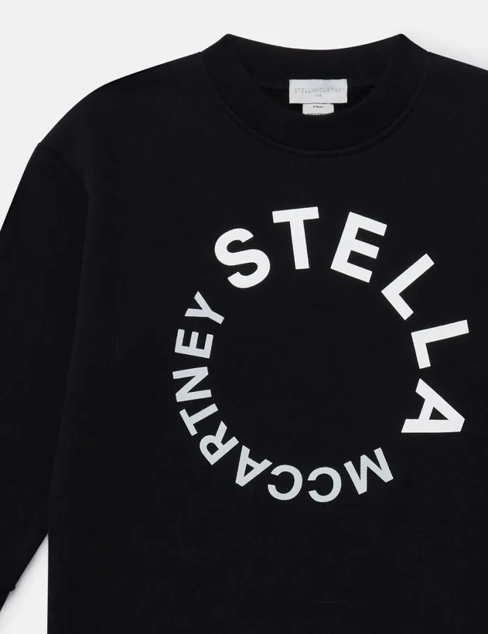 Kids Logo Graphic LongSleeve Sweatshirt Black Stella McCartney TShirts And Sweatshirt Kids Logo Graphic LongSleeve Sweatshirt Black Stella McCartney TShirts And Sweatshirt