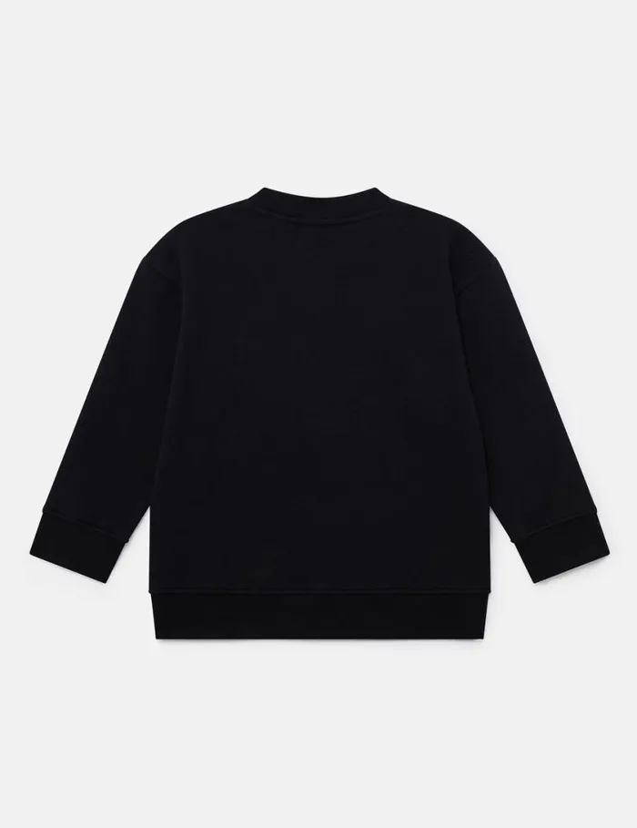 Kids Logo Graphic LongSleeve Sweatshirt Black Stella McCartney TShirts And Sweatshirt Kids Logo Graphic LongSleeve Sweatshirt Black Stella McCartney TShirts And Sweatshirt