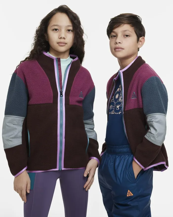 Kids Nike All Clothing ACG ThermaFIT Earthrosewoodfaded Sprucerush Fuchsia