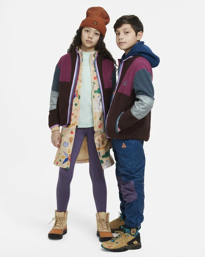 Kids Nike All Clothing ACG ThermaFIT Earthrosewoodfaded Sprucerush Fuchsia