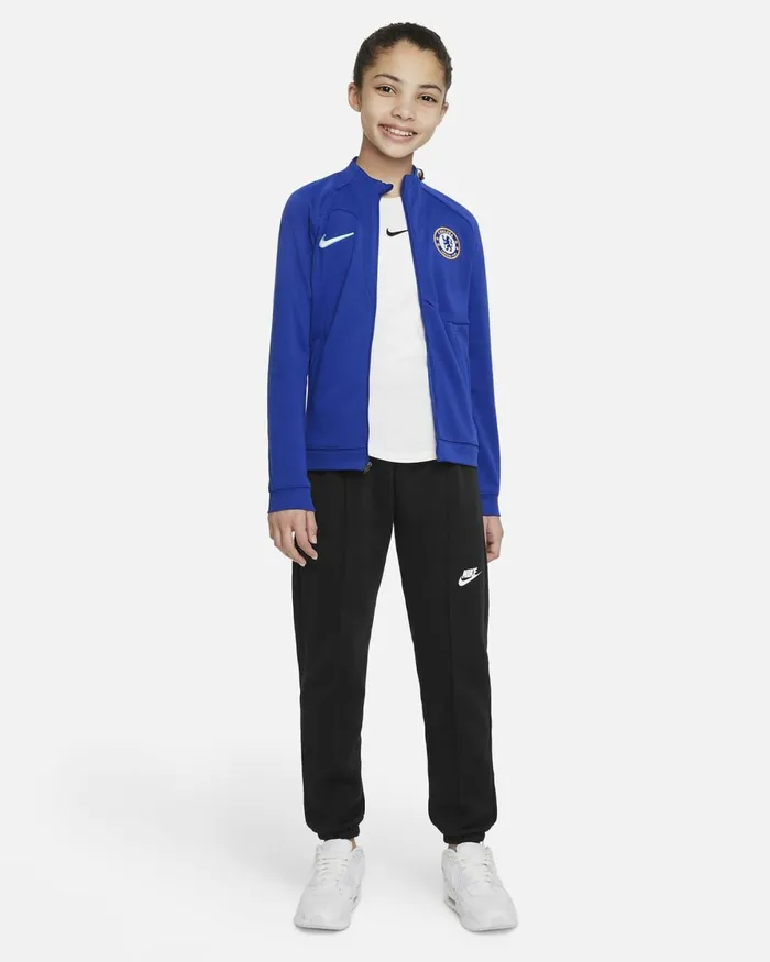 Kids Nike All Clothing Chelsea FC Academy Pro Rush Bluewhite