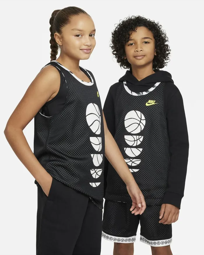 Kids Nike All Clothing Culture Of Basketball Blackwhiteopti Yellow