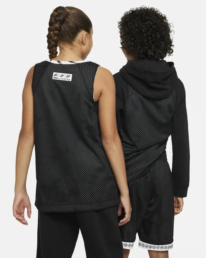 Kids Nike All Clothing Culture Of Basketball Blackwhiteopti Yellow